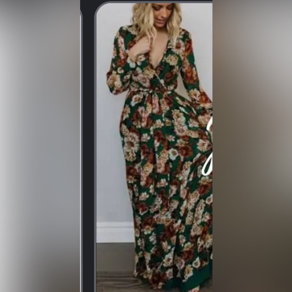 Baltic born Lydia maxi in Hunter Floral. Bought for a baby shower, wore once